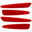 2005-2013 Chevrolet C6 Corvette Concept SMD Sidemarkers with victory red paint and ghost lenses.