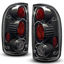 Winjet 2001-2004 Toyota Tacoma Altezza Tail Light - Black/Clear