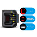 Winjet 2018-2025 Jeep Wrangler JL & JLU LED Sequential Taillights - Black/Smoke