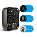 Winjet 2019-2025 Jeep Gladiator JT LED Sequential Tail light - Black/Red