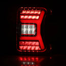 Winjet 2019-2025 Jeep Gladiator JT LED Sequential Tail light - Gloss Black/Clear