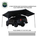 Overland Vehicle Systems XD Nomadic 270 Degree Awning & Wall Kit Combo - Lights, Black Out, Black Body , Trim, and Travel Cover