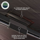 Overland Vehicle Systems XD Nomadic 180 - Awning, Universal, Black Body, Black Trim W/Black Travel Bag