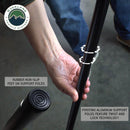 Overland Vehicle Systems XD Nomadic 270 - Awning W/Lights & Black Out Grey Hex, Black Trim & Black Travel Cover