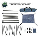 Overland Vehicle Systems XD Khumbu 2 Swag Ground Tent, Grey Body & Black Rainfly