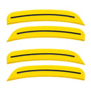 2015-2023 Dodge Charger Concept SMD Sidemarker Set with yellow jacket paint and tinted lenses.