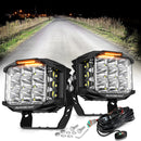 V-MAX Series | 5 Inch 168W 16440LM Combo Beam Side Shooter LED Square Pod Lights with Amber DRL
