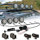 V-ULTRA Series | 5 Inch 172W LED Side Shooter White Pod Lights with Amber DRL