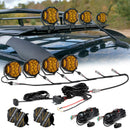 V-ULTRA Series | 5 Inch 172W LED Side Shooter Amber Pod Lights with Amber DRL