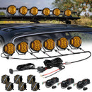 V-ULTRA Series | 5 Inch 172W LED Side Shooter Amber Pod Lights with Amber DRL