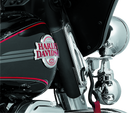 Kuryakyn Custom Teardrop Tie-Down Brackets 83-13 Touring Chrome
