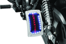 Kuryakyn Nova Curved Vertical Mount Side License Plate Holder Chrome