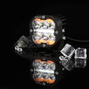 X-PRO Series | 3 Inch 84W LED Combo Pod Light Off Road Lights with White DRL&Amber Turn Signal Light