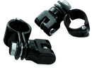 Kuryakyn 1-1/4inch Magnum Quick Clamp With Clevis Black (Pair)
