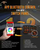 AR-600 RGB Switch Panel with APP, Toggle/ Momentary/ Pulsed Mode Supported
