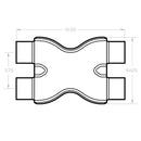 MagnaFlow Smooth Trans X 3/3 X 14 SS