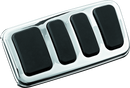 Kuryakyn ISO Brake Pedal Pad Longhorn Chrome