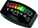 Kuryakyn LED Battery Gauge Universal Black