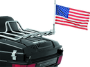 Kuryakyn Flag With Universal 1/2inch Vertical Mount Chrome
