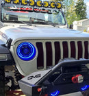 Oracle Oculus Bi-LED Projector Headlights for Jeep JL/Gladiator JT - w/ Simple Controller