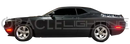 Side profile of challenger with bright red LED sidemarkers