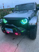Oracle Oculus Bi-LED Projector Headlights for Jeep JL/Gladiator JT - w/ Simple Controller