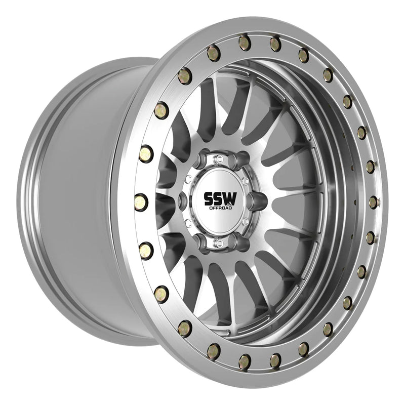 SSW OffRoad BEADLOCK DAKAR / MACHINED SILVER / 17X9.0 -25