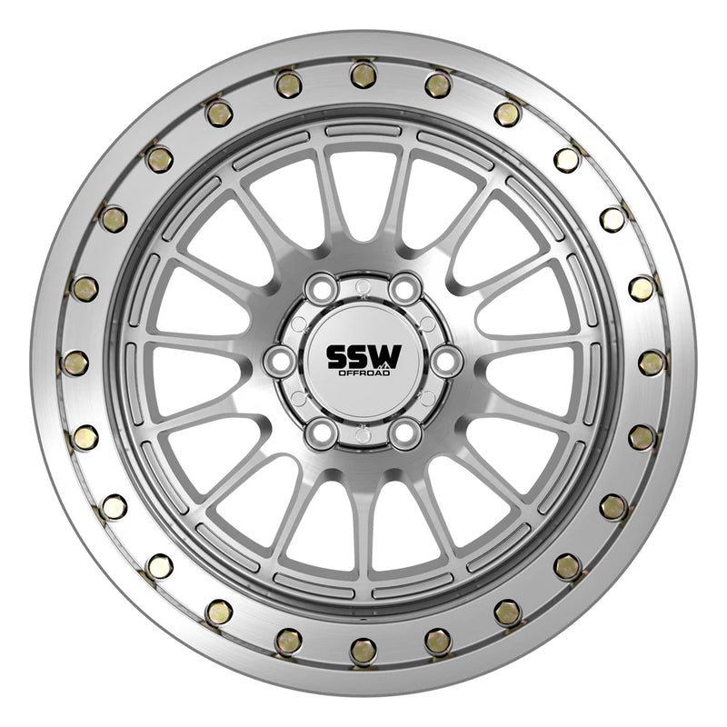 SSW OffRoad BEADLOCK DAKAR / MACHINED SILVER / 17X9.0 -25