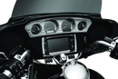 Kuryakyn Tri-Line Gauge Trim 14-Up Touring Models Chrome