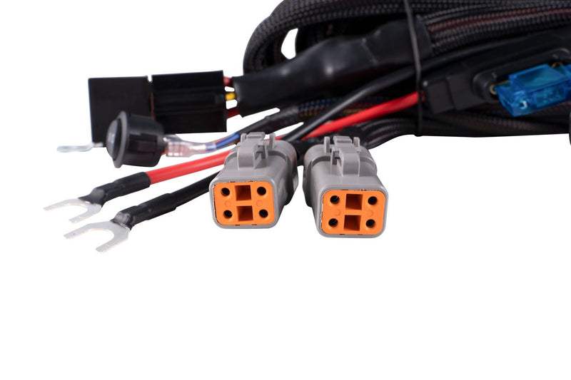 Diode Dynamics Ultra Heavy Duty Dual Output 4-Pin Wiring Harness