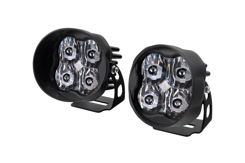 Diode Dynamics Stage Series 3" SAE/DOT White Pro Angled LED Pod (Pair)