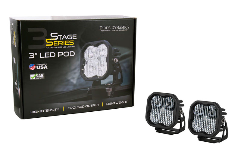 Diode Dynamics Stage Series SS3 Backlit Ditch Light Kit for 2021-2023 Ford Bronco