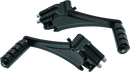 Kuryakyn Adjustable Passenger Pegs With ISO Small Pegs 10 and Up Black