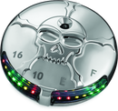 Kuryakyn Zombie Fuel & Battery Gauge Chrome