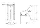 HD Awning Brackets for DRIFTR Roof Racks