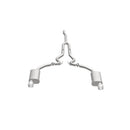 MagnaFlow Cat Back, SS, 2.5in, Street, Dual Split Polished 4.5in Tips 2015 Ford Mustang Ecoboost