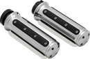 Kuryakyn Heavy Industry Grips Dual Cable Chrome