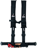 DragonFire Racing Harness- H-Style- 4-Point- 2in Buckle- Black