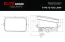 Elite Series Add-On LED Fog Light Kit for 2025-2027 Ford Maverick  Cool White