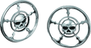 Kuryakyn Zombie Speaker Grills Chrome
