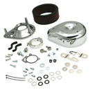 S&S Cycle 91-06 Carbureted XL Sportster Models Teardrop Air Cleaner Kit - Chrome