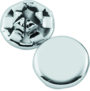 Kuryakyn Custom End Plugs Chrome For 1/4inch Allen Bolts (Set of 10)