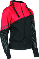 Speed and Strength Cat Outa Hell Hoody Red/Black Womens - XS