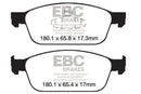 EBC 12-18 Ford Focus ST Bluestuff Front Brake Pads