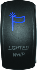 DragonFire Racing Lighted Switch Whip On/Off Blue