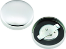 Bikers Choice 36-E73 Chrome Early Non-Vented Gas Cap Fatbob Tank Left Side Replaces H-D 61103-65