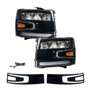Form Lighting 2007-2013 Chevrolet Silverado LED Reflector Headlights (pair)