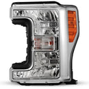 2017-2019 Ford F-250/ F-350/ F-450/ F-550 Super Duty Halogen Headlight 1 Right Side Only - Chrome/Clear Lens