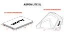 Free Spirit Recreation Aspen Lite XL V3 - Rooftop Tent