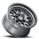 ICON Alpha 17x8.5 6x5.5 0mm Offset 4.75in BS 106.1mm Bore Gun Metal Wheel